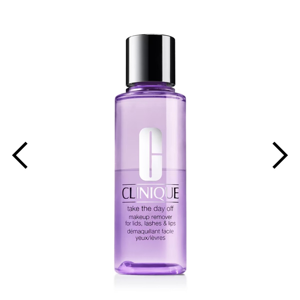 NWT Clinique SET OF 2 Take The Day Off Makeup Remover For Lids, Lashes & Lips